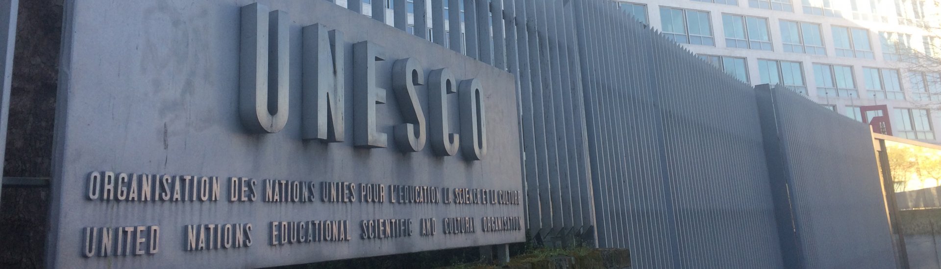 Het Secretariaat van Unesco in Parijs. (Foto: Marielies Schelhaas)