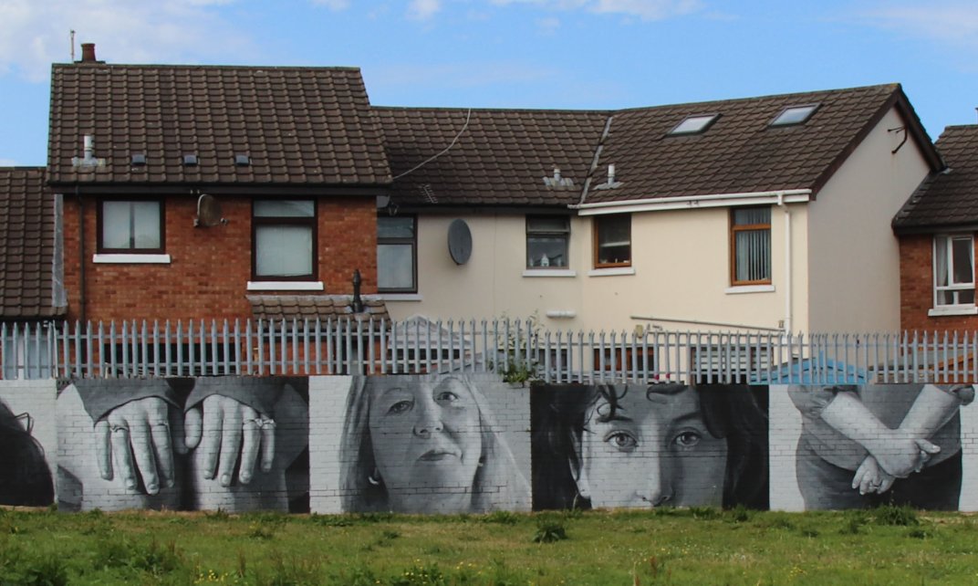 Muurschilderingen in Belfast.