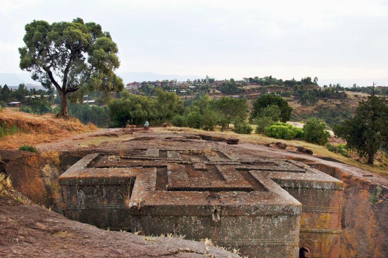 The Roof Crosses, Bet Giyorgis, Lalbela, Ethiopia. (Foto: CC/Flickr.com | A.Davey)
