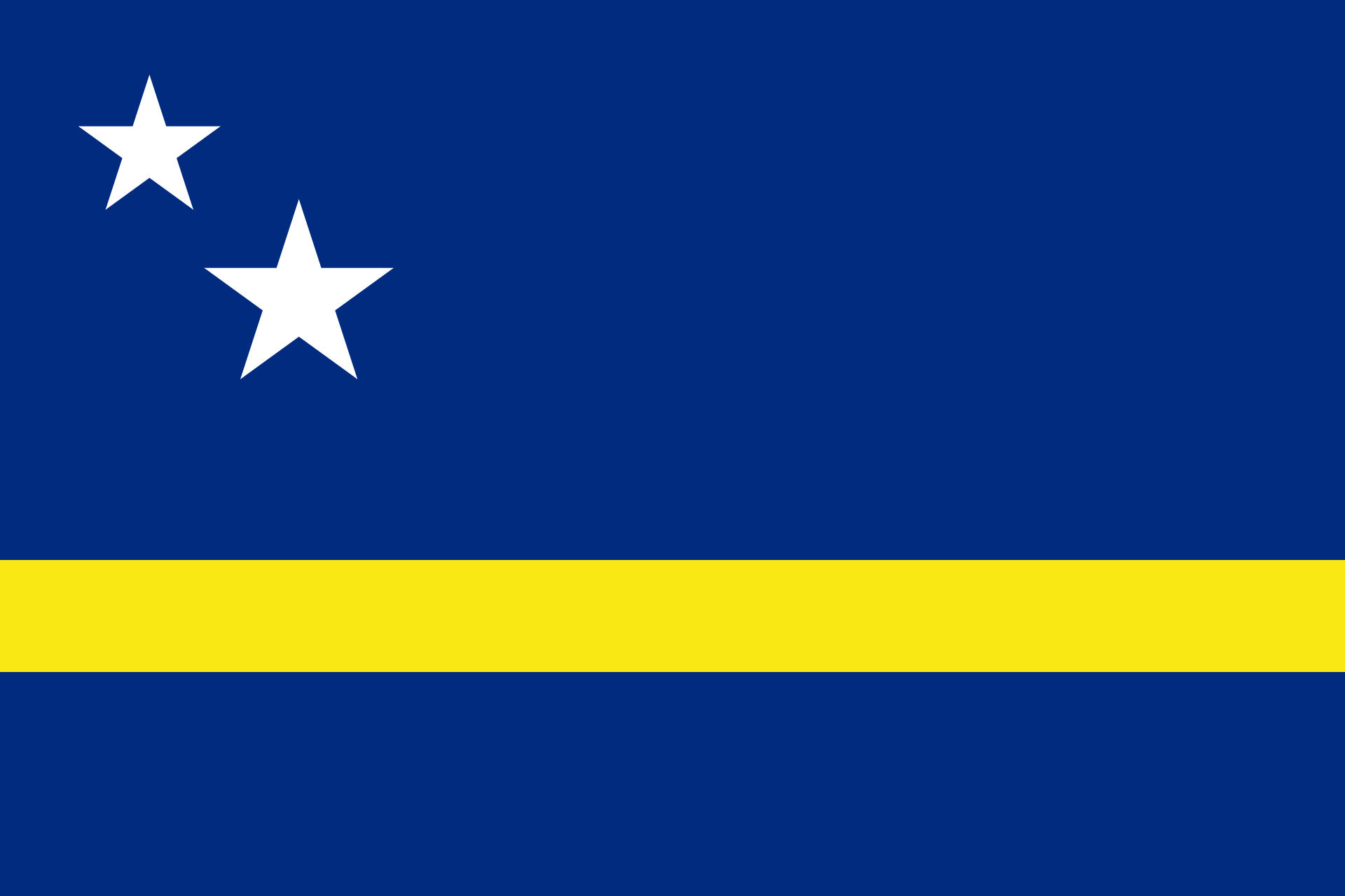 Vlag van Curaçao.