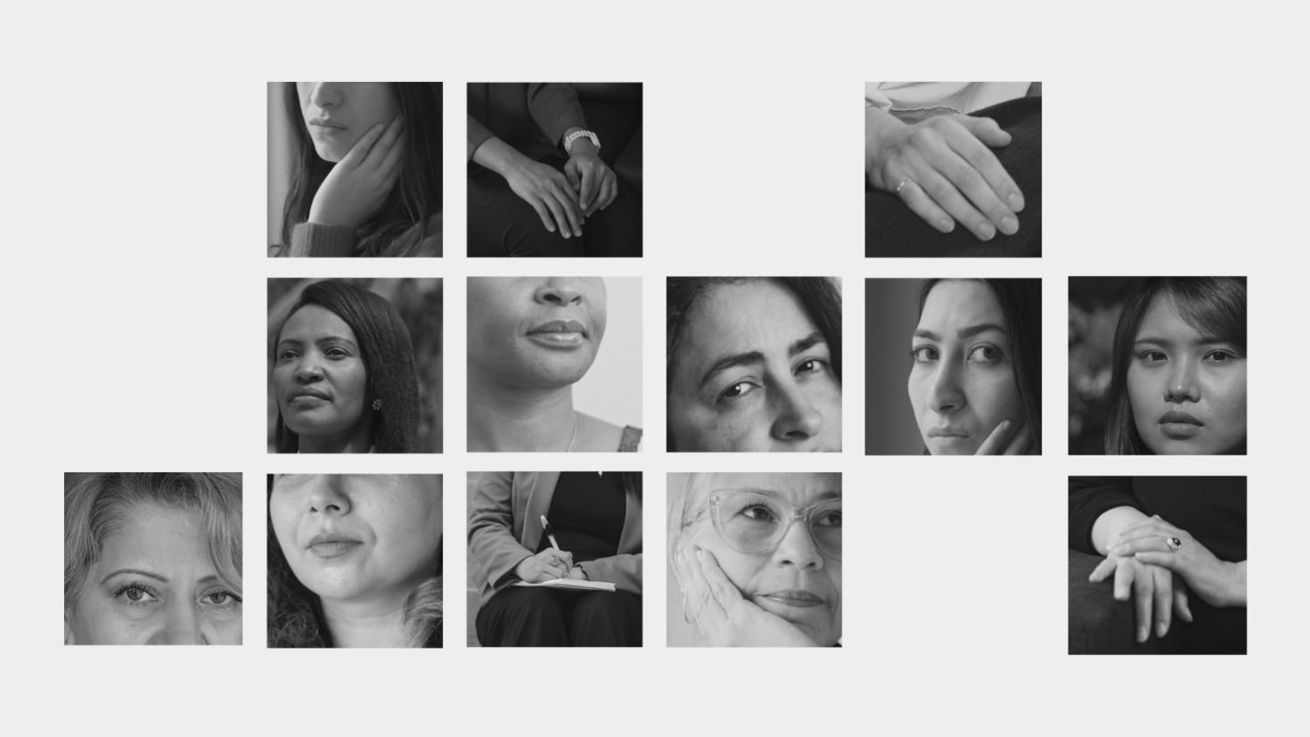 Collage van vrouwelijke fotografen