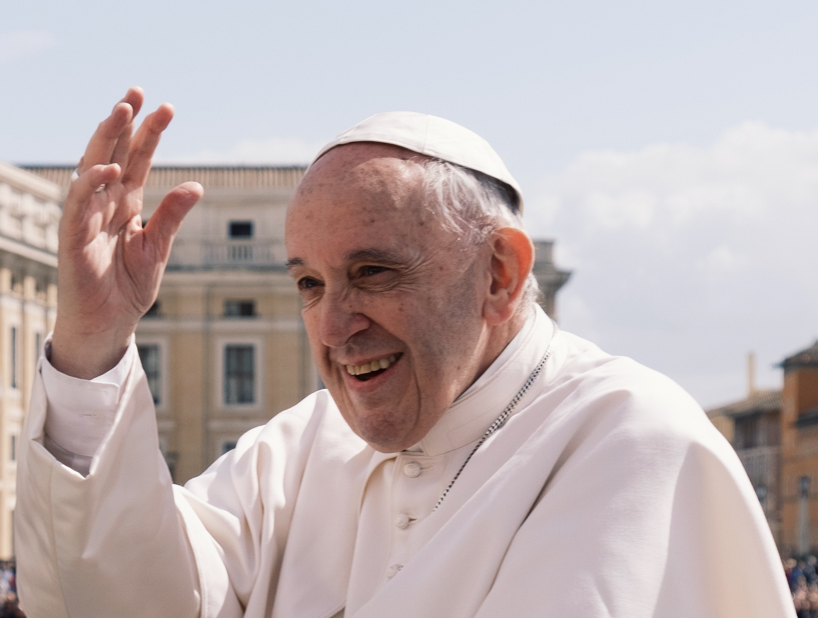 Paul Franciscus op een eerdere foto in Vaticaanstad. (foto: Ashwin Vaswani)