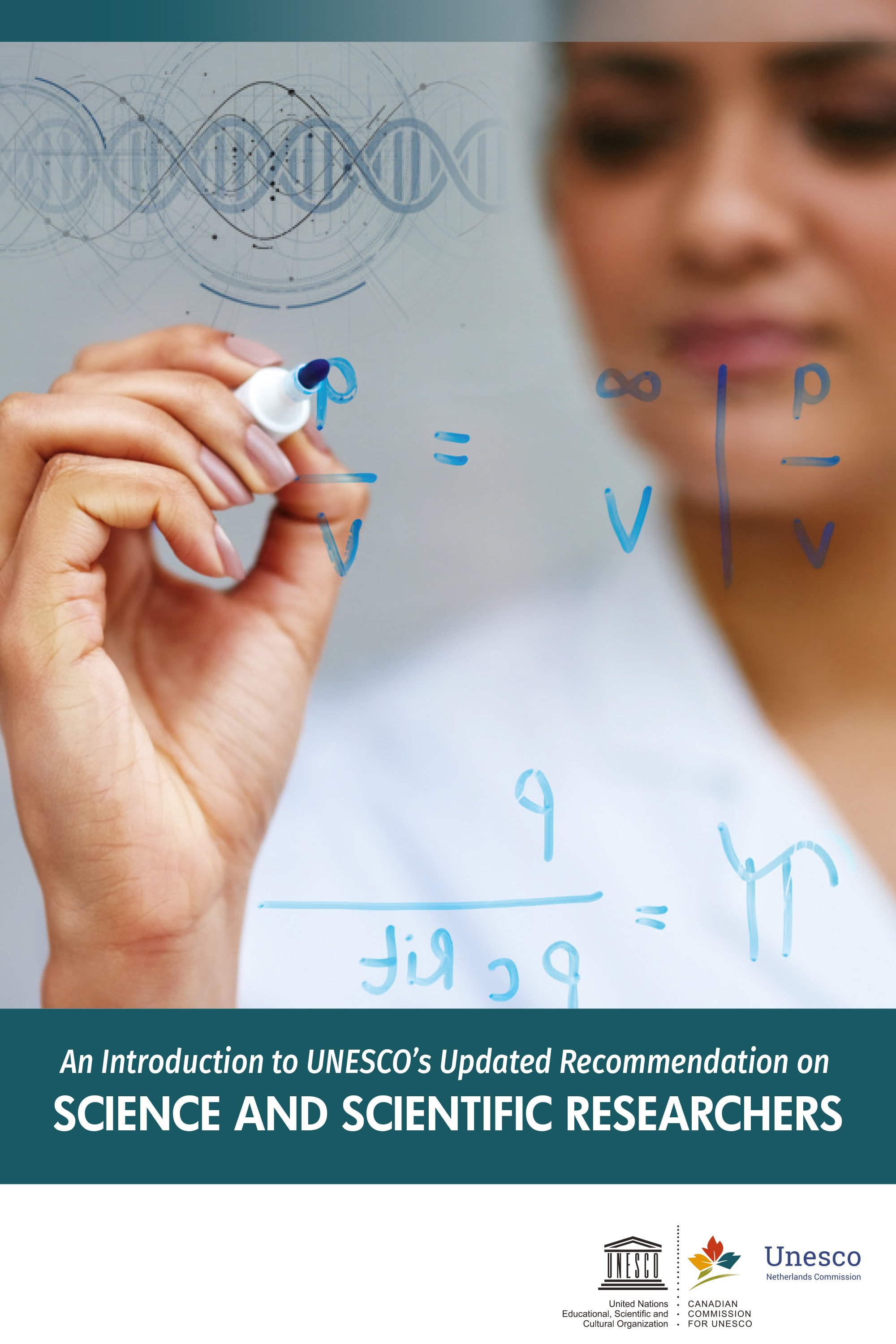 Cover van de publicatie over Unesco's wetenschapaanbeveling