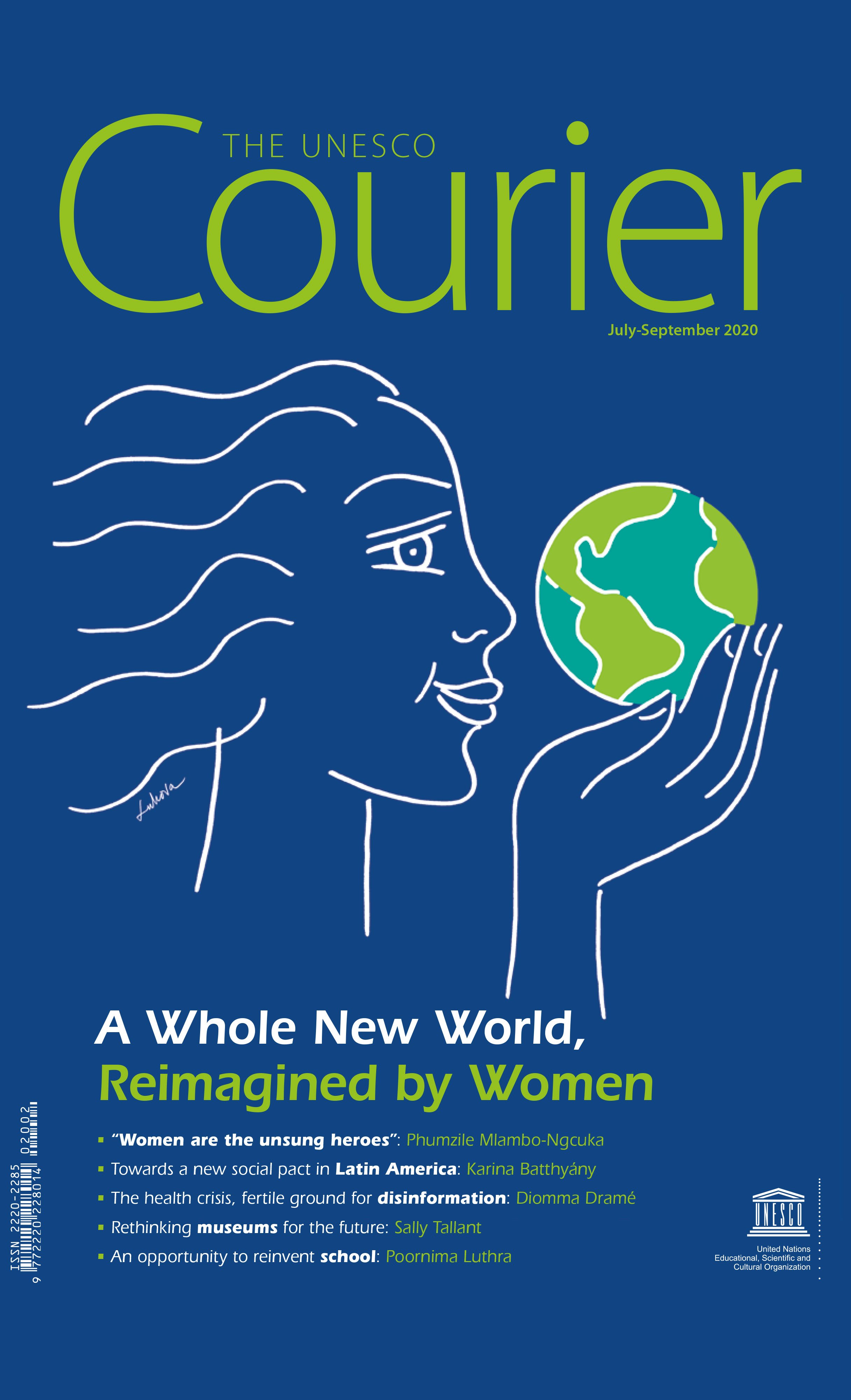 Cover van de Unesco Courier, zomer 2020