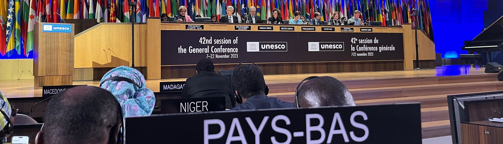 Unesco houdt haar 42ste Algemene Conferentie
