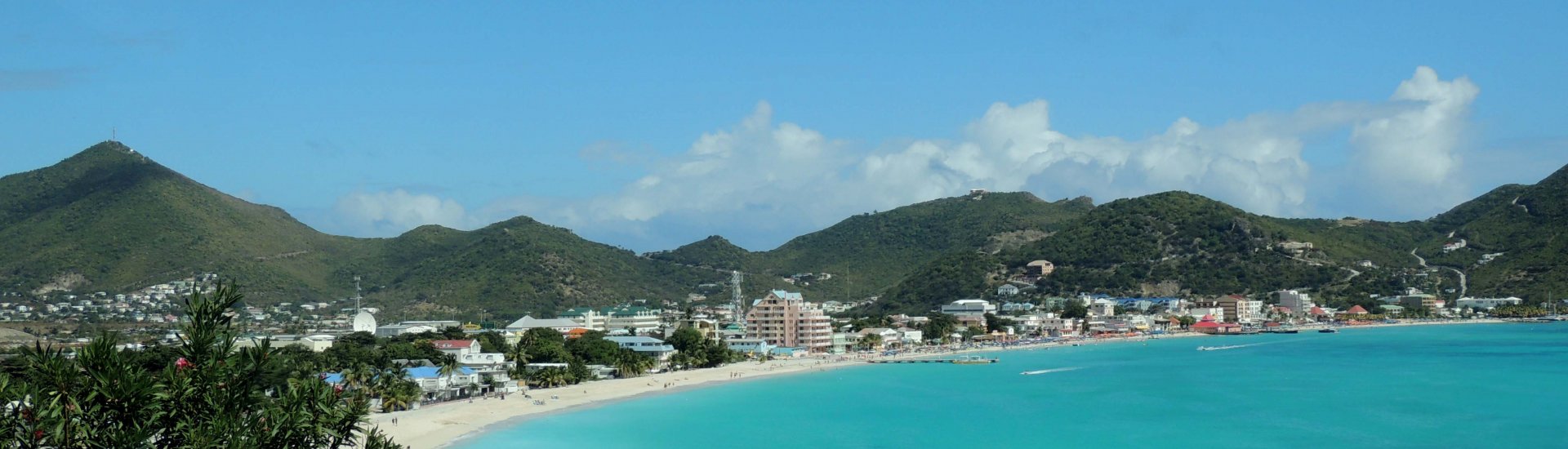 Philipsburg in Sint Maarten. 