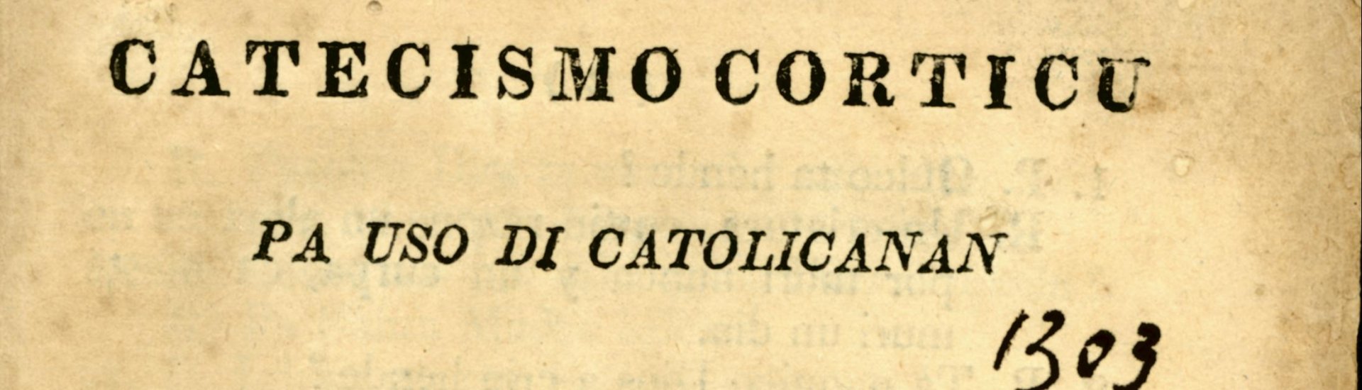 Voorblad van de Catecismo Corticu