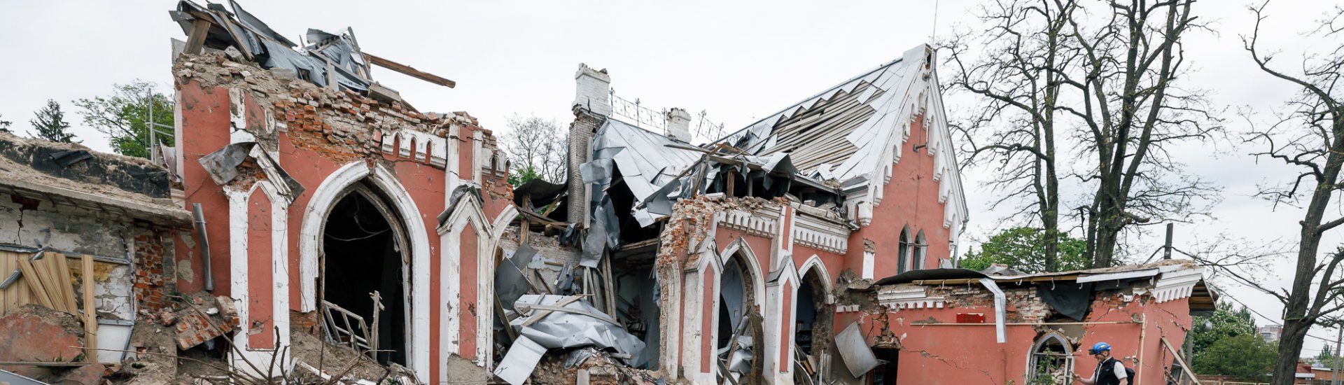 Op 11 maart 2022 werd de regionale bibliotheek voor kinderen en jongeren in Tsjernihiv (Oekraïne) verwoest door een luchtaanval.