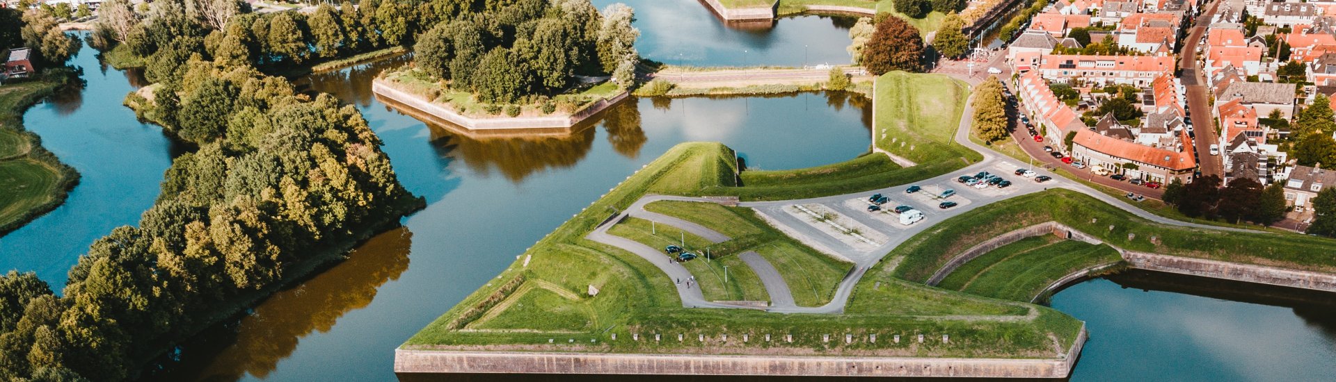 Naarden-vesting maakt onderdeel uit van Werelderfgoedsite 'Hollandse Waterlinies'