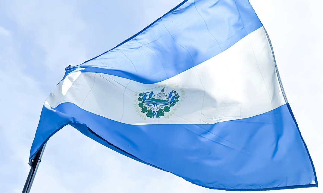 De vlag van Nicaragua.