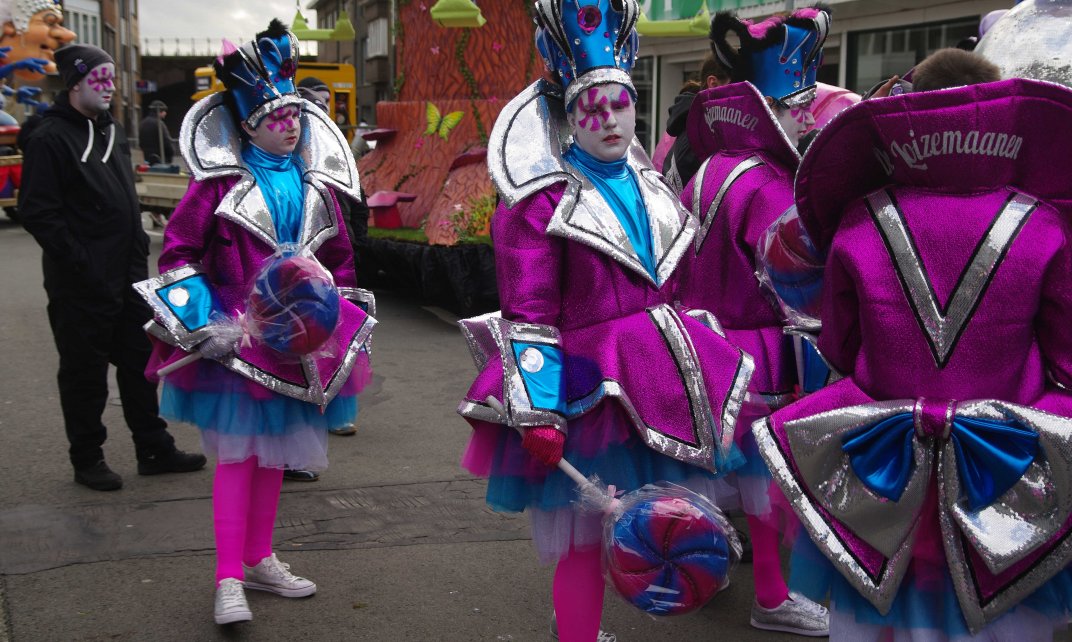 Het Carnaval van Aalst in 2016. (Foto: Andrea Kirkby)
