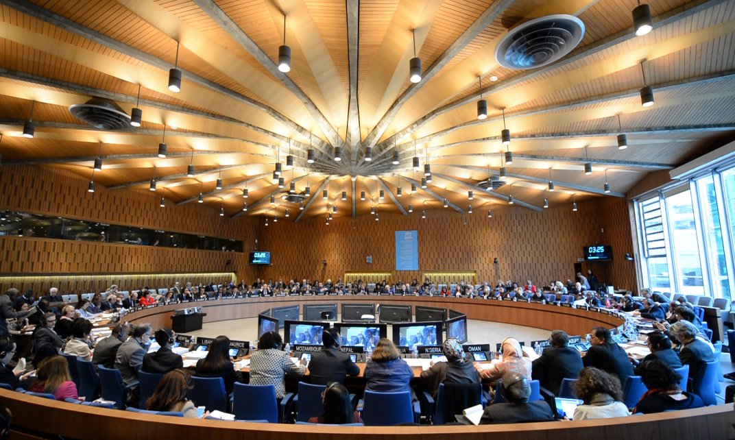 Een vergadering van de Uitvoerende Raad van Unesco. (Foto: Christelle Alix | © Unesco)