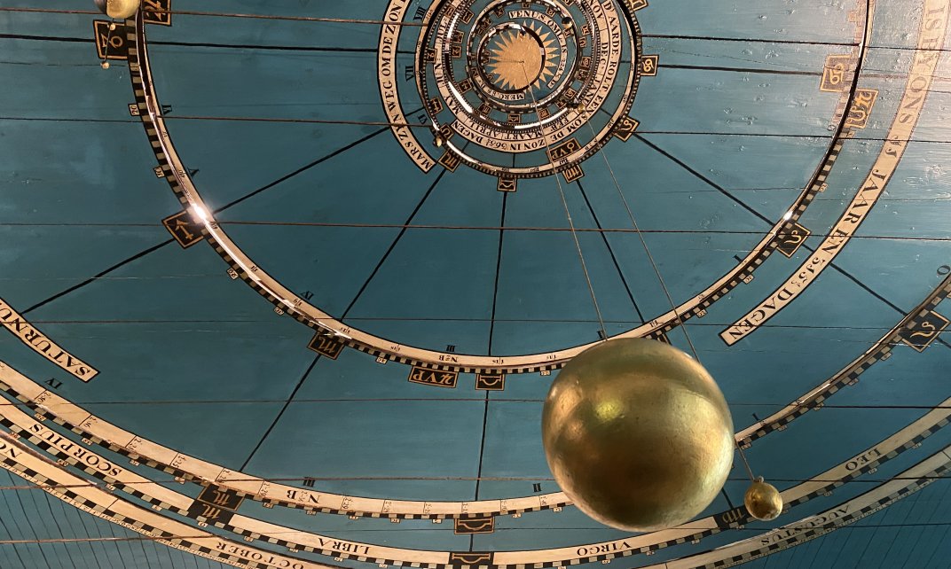 Het Koninklijk Eise Eisinga Planetarium in Franeker