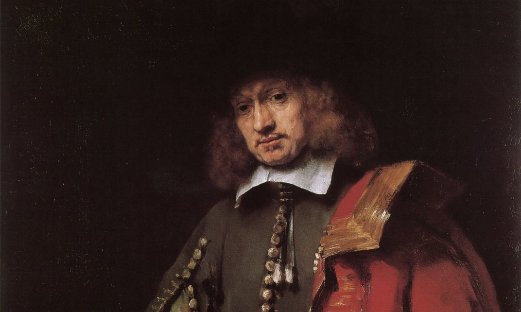 Rembrandt van Rijn, ‘Portret van Jan Six’, 1654, Collectie Six, Amsterdam. (dossiernummerregister 16, aangewezen in 1985) (Foto: publiek domein)