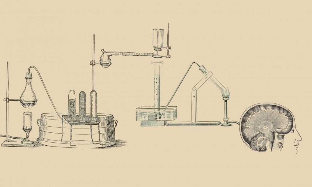 tekening van een laboratoriumopstelling (Foto holdentrils | CC/Pixabay.com)