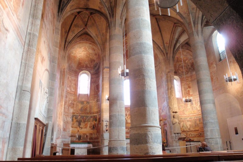 Inside church St.Johann, Muestair. (Foto: CC/Flickr.com | Reinhold Behringer)