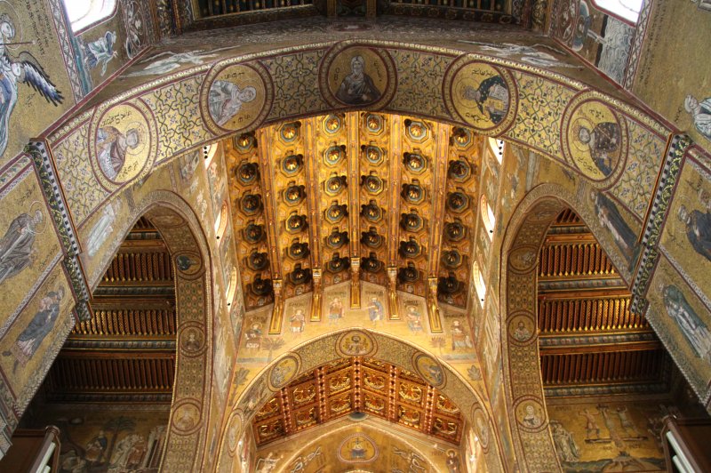 Interior, Monreale Cathedral, Palermo, Sicily, 2011. (Foto: CC/Flickr.com | Terry Feuerborn)