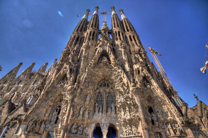 La Sagrada Familia Nativity Facade and Towers HDR. (Foto: CC/Flickr.com | Sebastian Niedlich)