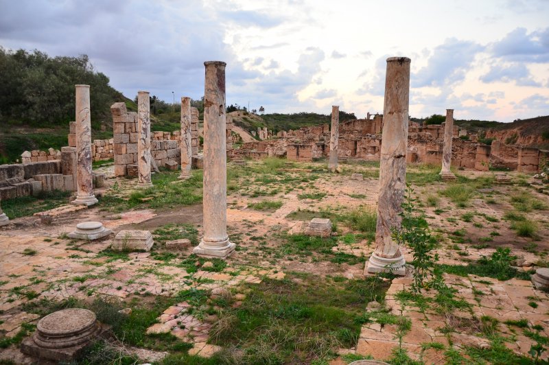 Leptis Magna pillars. (Foto: CC/Flickr.com | Ben Sutherland)