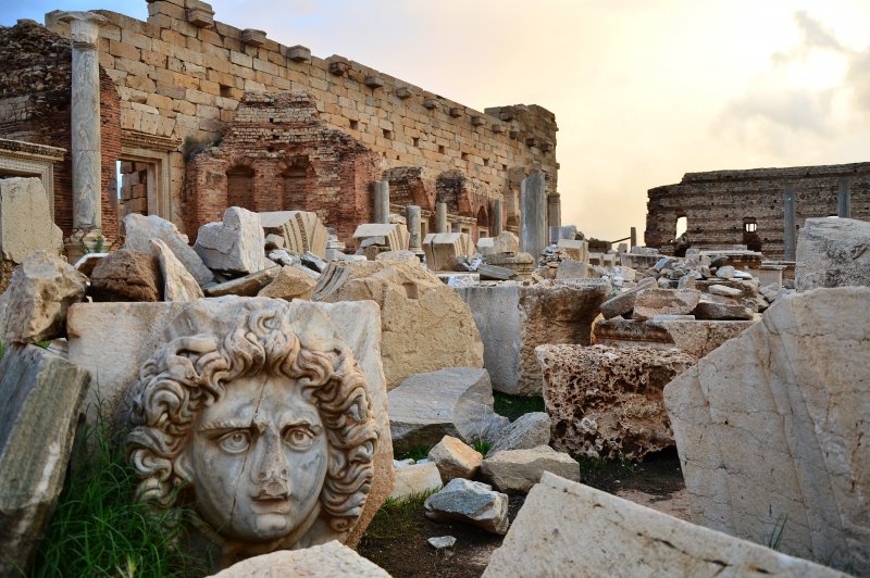 Leptis Magna temple remains. (Foto: CC/Flickr.com | Ben Sutherland)