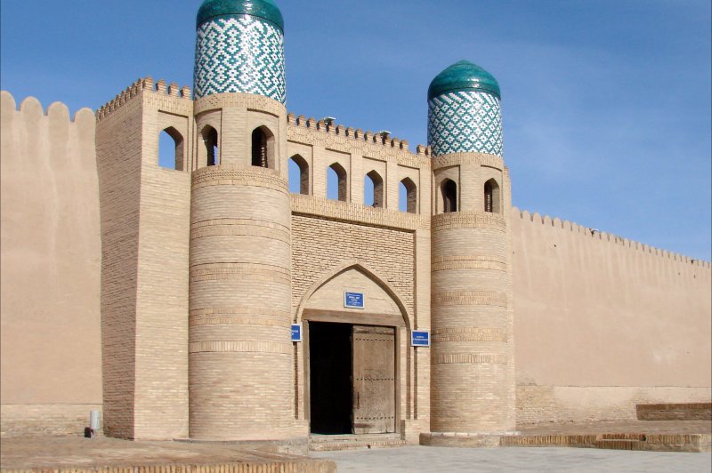 Les portes du palais fortifie Khiva, Ouzbekistan . (Foto: CC/Flickr.com | Jean-Pierre Dalbéra)