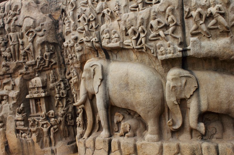 Mahabalipuram - Arjuna's penance. (Foto: CC/Flickr.com | Mahesh Balasubramanian)