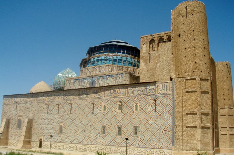 Mausoleum of Khoja Ahmed Yasawi. (Foto: CC/Flickr.com | Ken and Nyetta)