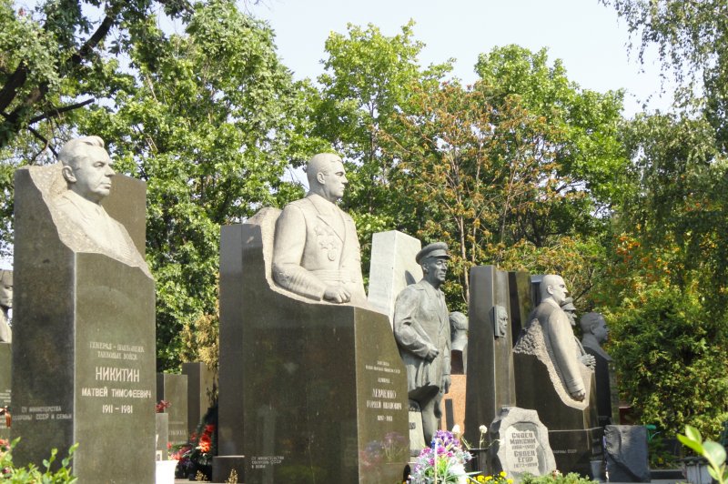 Notable Generals at Novodevichy Cemetery. (Foto: CC/Flickr.com | Espino Family)
