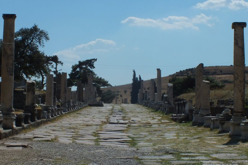 Pergamo. Asclepion. Siglo II a. C. Via Sacra.. (Foto: CC/Flickr.com | Jorge)