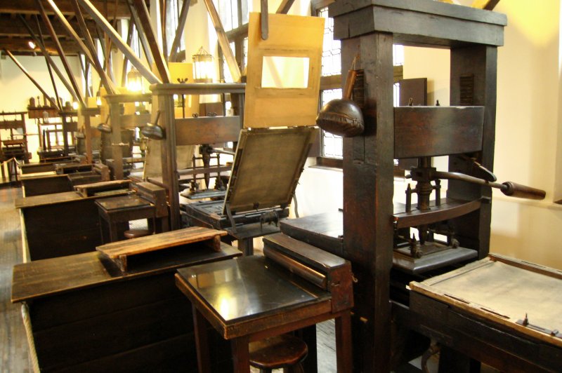 Presses at the Plantin-Moretus museum. (Foto: CC/Flickr.com | dpc47)