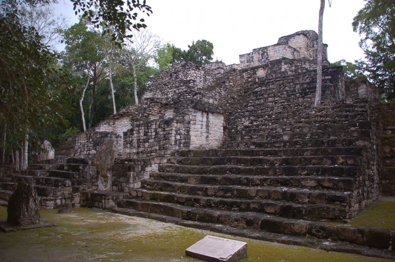 Structure 4 du site de Calakmul. (Foto: CC/Flickr.com | Gautier Poupeau)