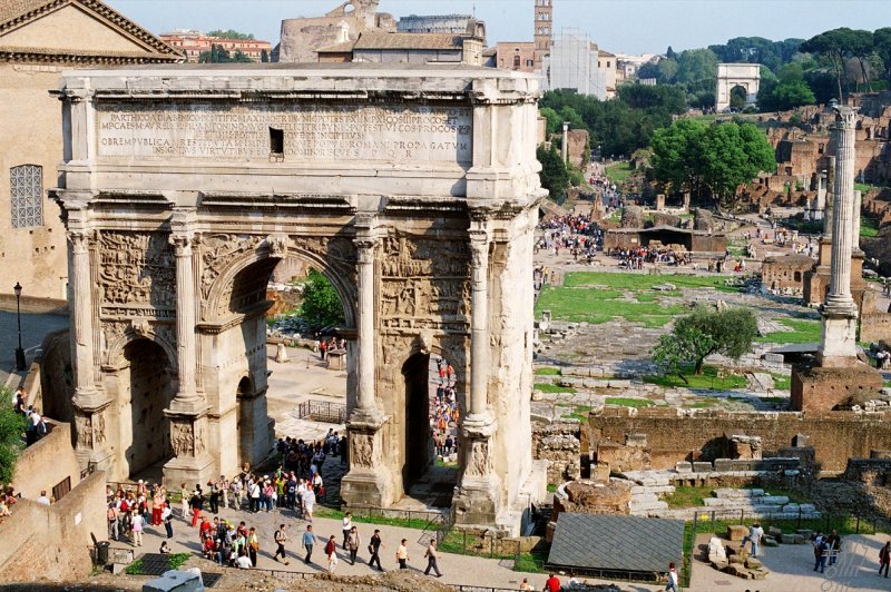 The arch of Septimius Severus, Rome. (Foto: CC/Flickr.com | Stelios ZACHARIAS)