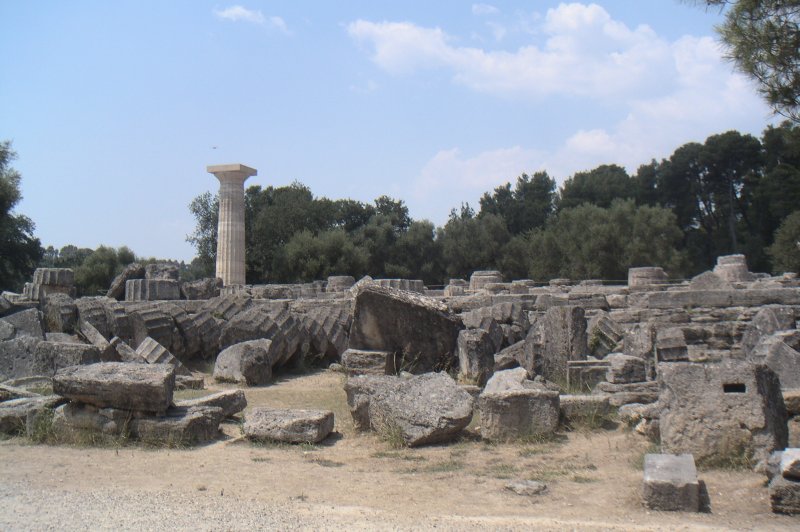 The Temple of Zeus at Olympia I . (Foto: CC/Flickr.com | Institute for the Study of the Ancient World)