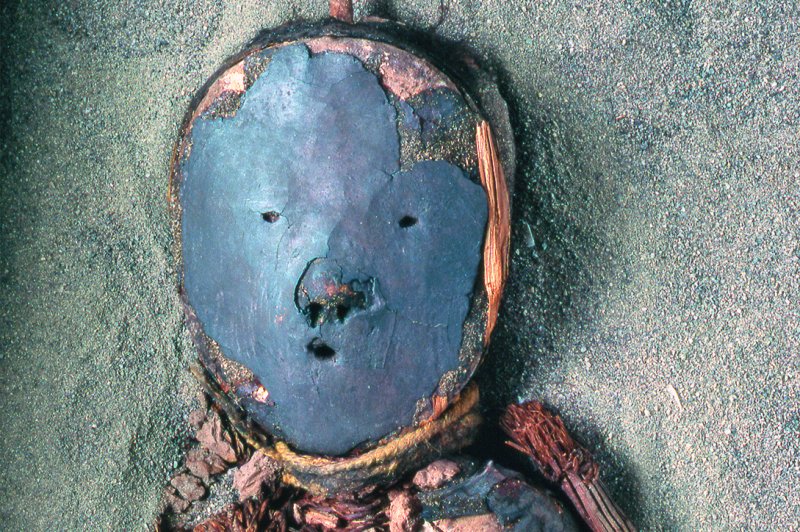 Mummie van een Chinchorro-kind. (Foto: Bernardo Arriaza | Copyright: © Regional Program for Protection of the Chinchorro Sites. | Permanent URL: whc.unesco.org/en/documents/181892)