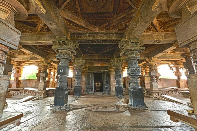 Het interieur van de tempel. (Foto: © ASI Permanent URL: whc.unesco.org/en/documents/182799)