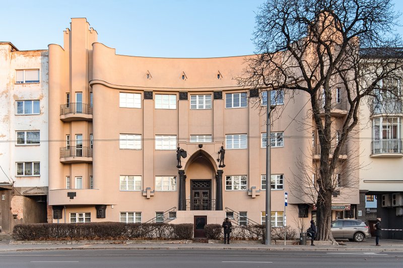 Modernistisch gebouw in Kaukas. (Foto: © Martynas Plepys / Kaunas City Municipality Administration | https://whc.unesco.org/en/documents/187242)