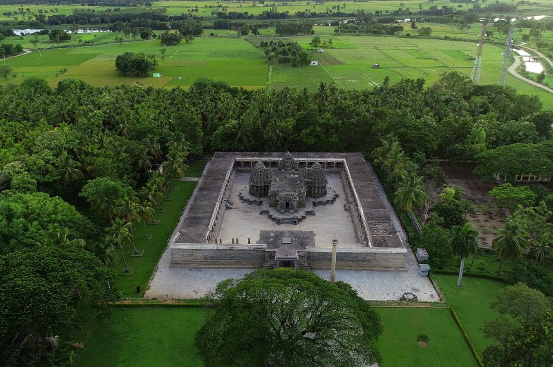 Keshava Tempel bij Somanathapura. (Foto: © Archaeological Survey of India, Bengaluru Circle | https://whc.unesco.org/en/documents/192196)