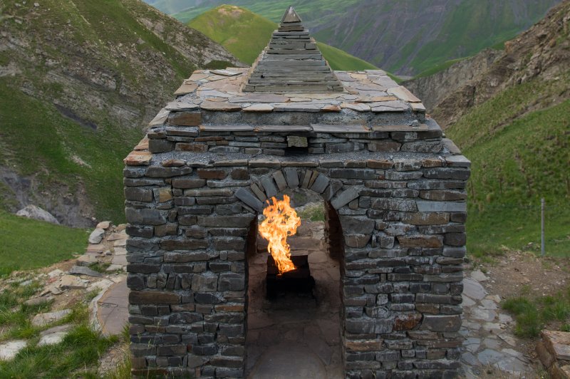 De Zoroastrische tempel Ateshgah. (Foto: © Azerbaijan Tourism Board | https://whc.unesco.org/en/documents/200112)